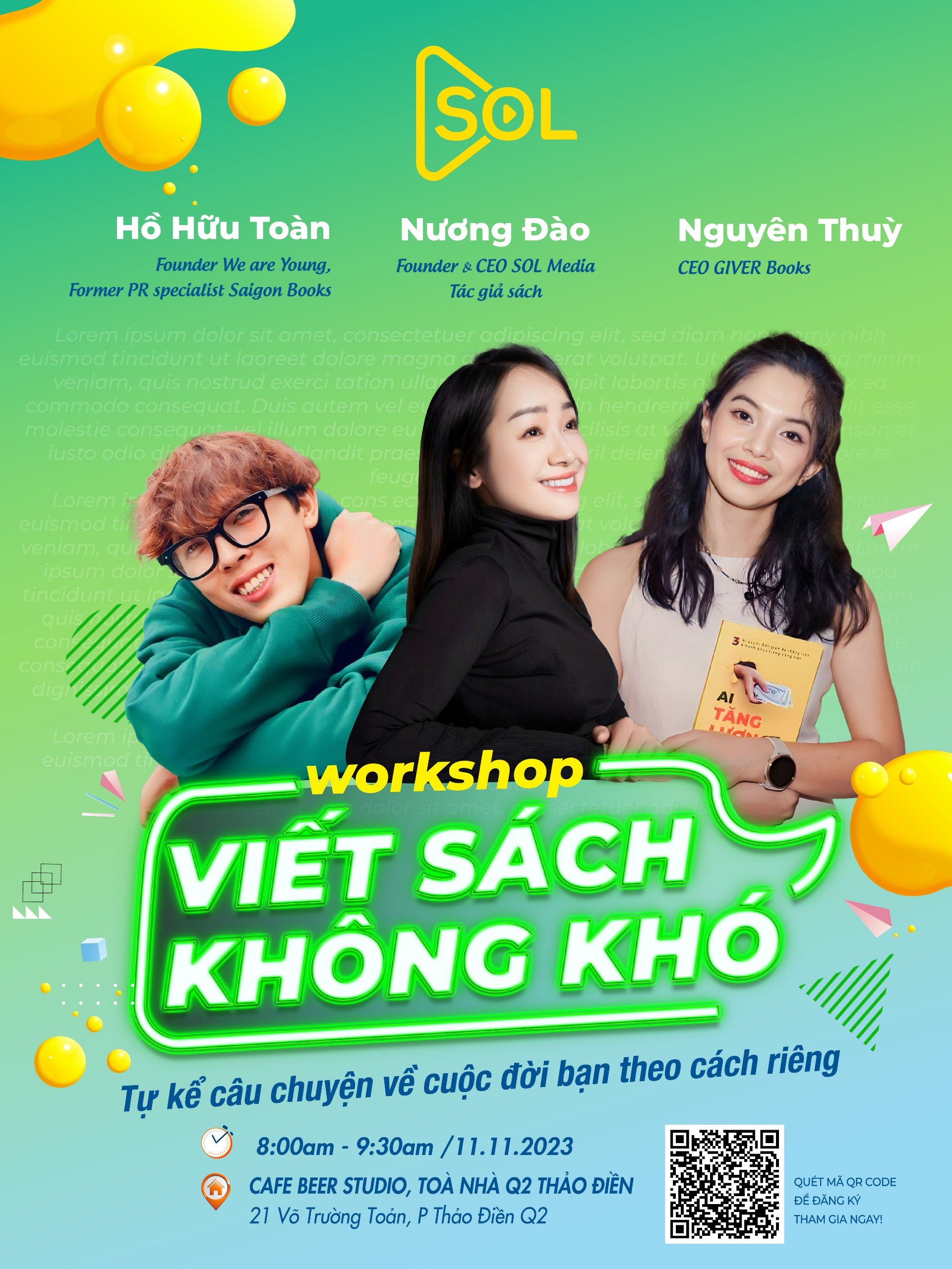 [WORKSHOP] VIẾT SÁCH KHÔNG KHÓ